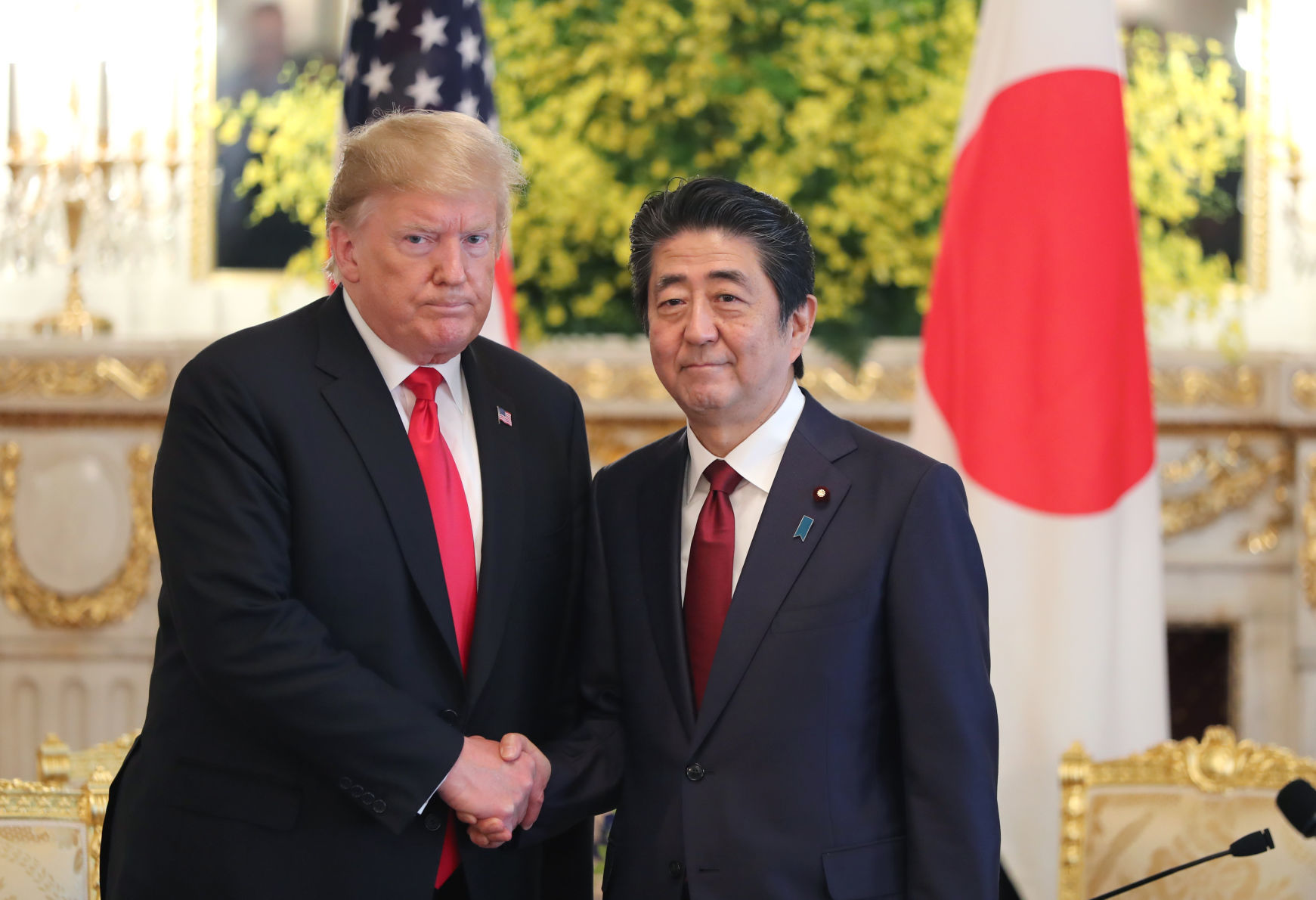 2019: Donald Trump and Shinzo Abe